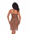 Cheetah Tan Through Beach Dress