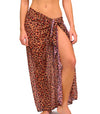 Cheetah Tan Through Beach Sarong