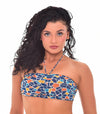Monaco Tan Through Bandeau Bikini Top