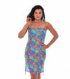 Paradise Green Tan Through Beach Dress