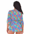 Paradise Green Tan Through Poncho
