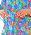 Paradise Green Tan Through Poncho
