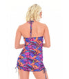 Paradise Purple Tan Through Beach Dress