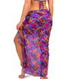 Paradise Purple Tan Through Beach Sarong