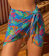 Paradise Green Tan Through Beach Wrap