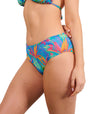 Paradise Green Tan Through High Waisted Bikini Brief